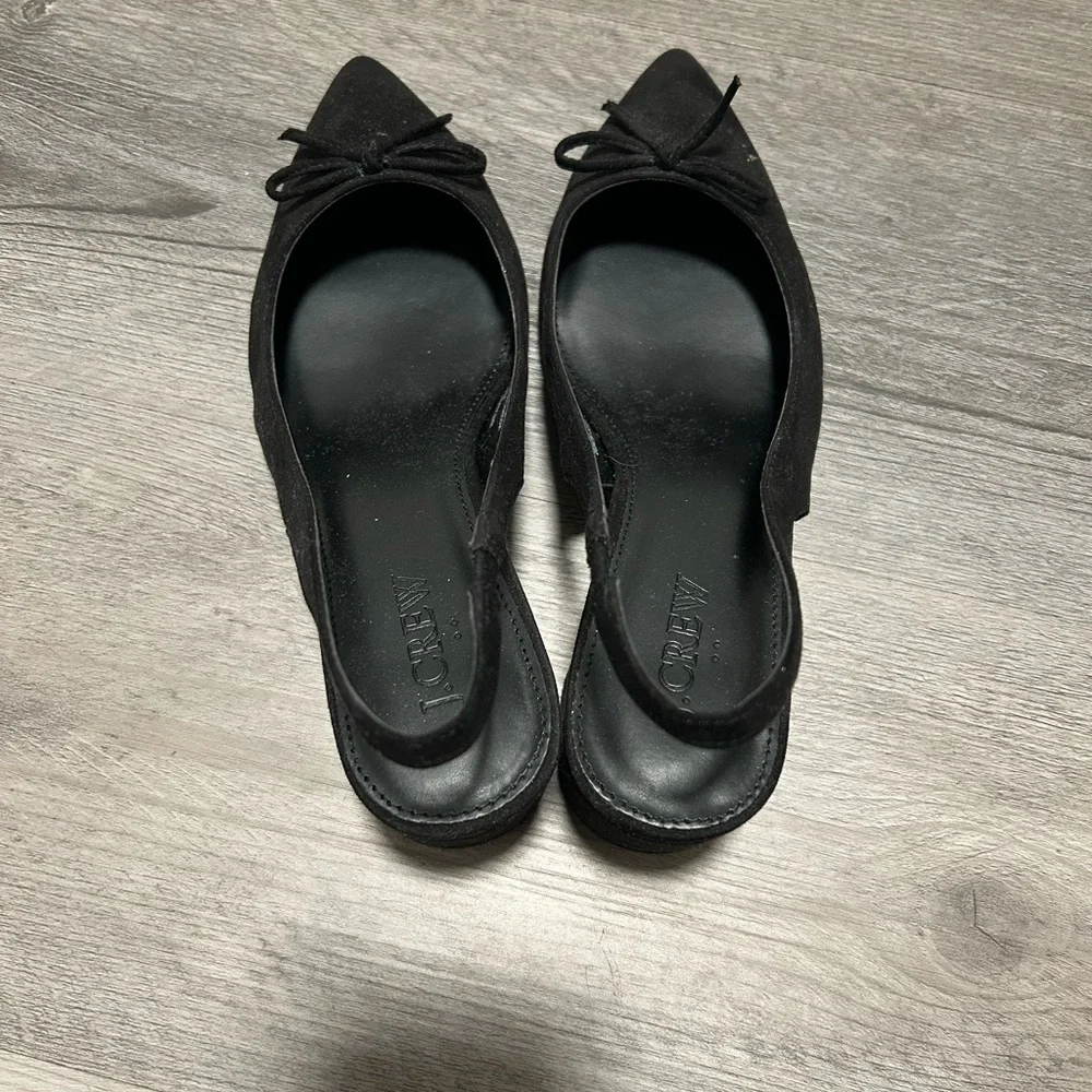 J crew factory heels with Bows - Picture 1 of 4